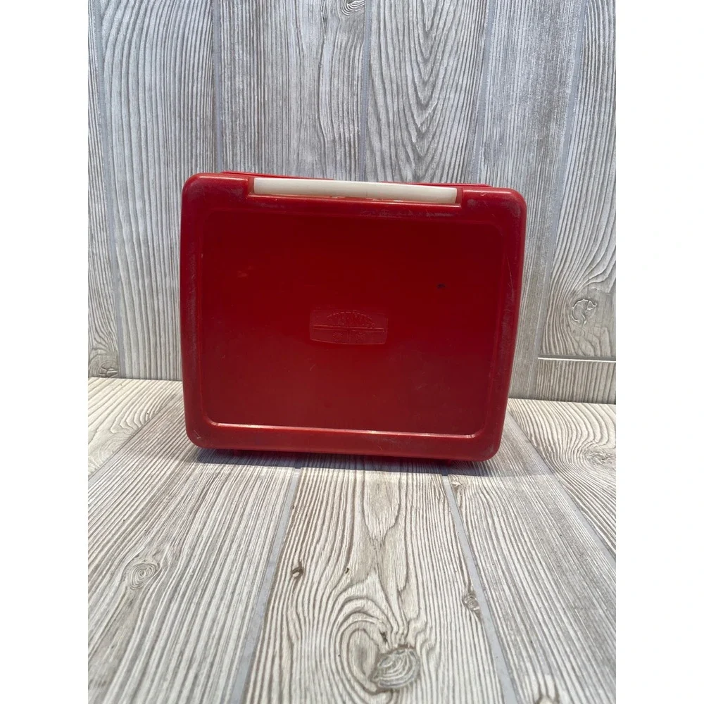 Vintage 1987 ALF Red Plastic Lunch Box Thermos Brand No Thermos 80s TV Show